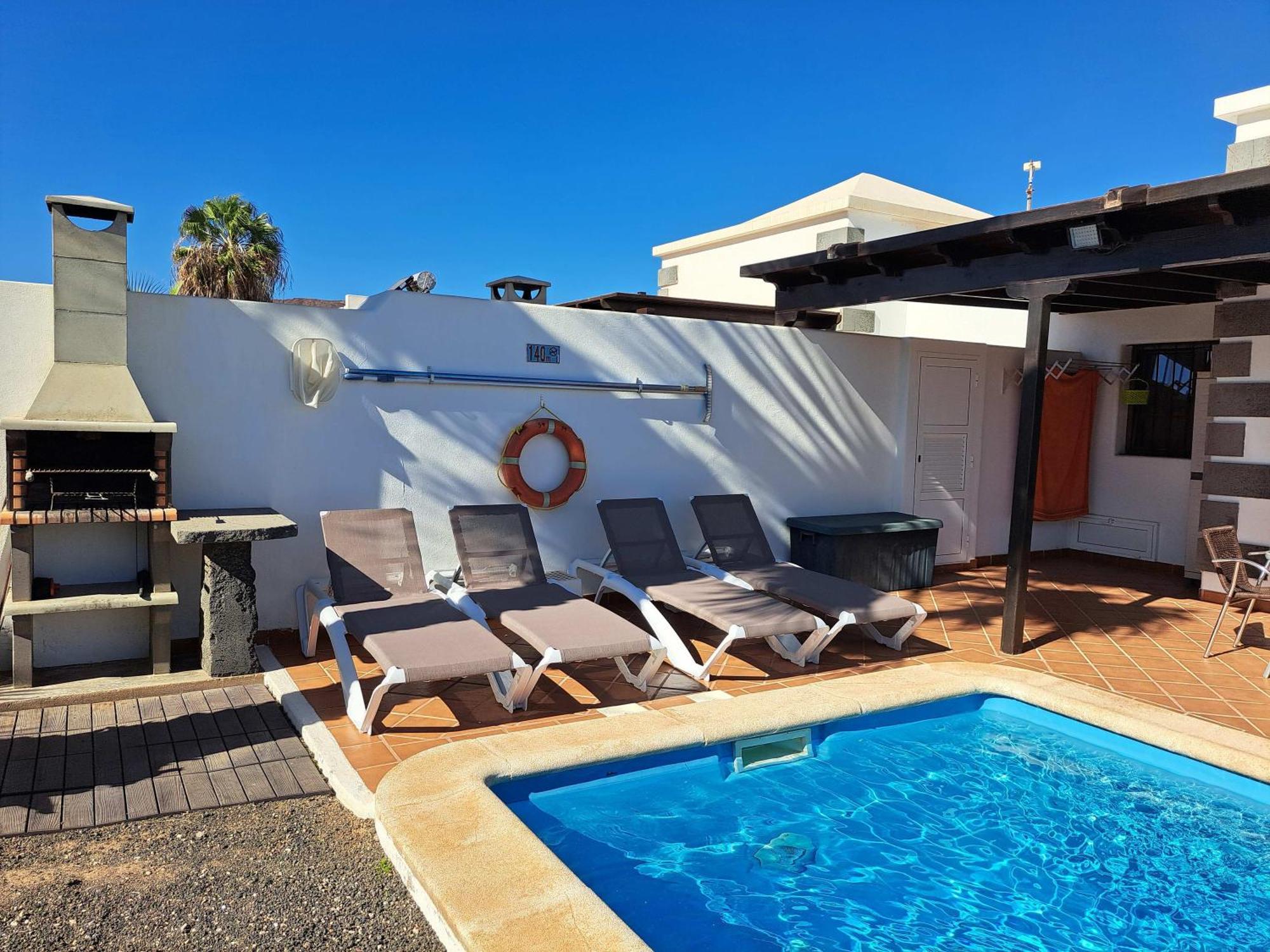 Villa De La Paz Playa Blanca  Bagian luar foto